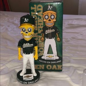 Oakland A’s Dia de Los Muertos bobble head